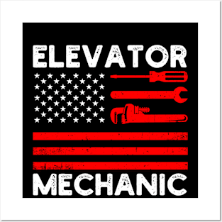 Elevator Mechanic Vintage Posters and Art